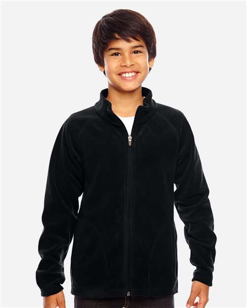 Youth Campus Microfleece Jacket - Black