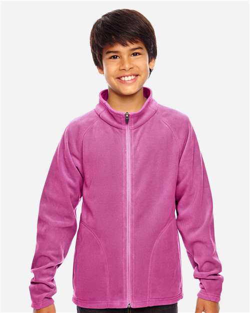 Youth Campus Microfleece Jacket - Sport Charity Pink