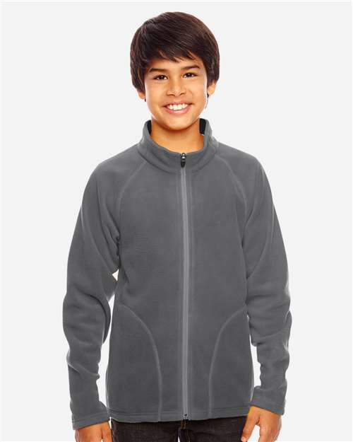 Youth Campus Microfleece Jacket - Sport Graphite