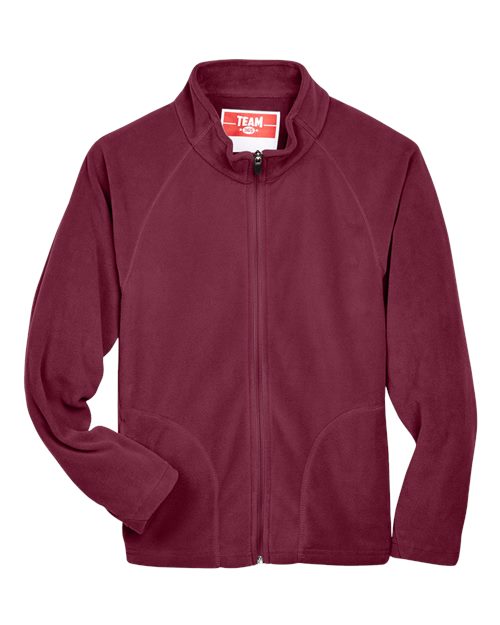 Youth Campus Microfleece Jacket - Sport Maroon