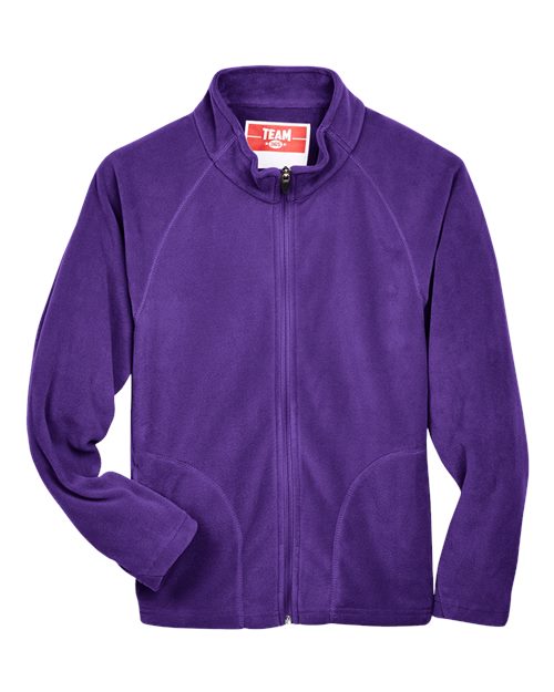 Youth Campus Microfleece Jacket - Sport Purple