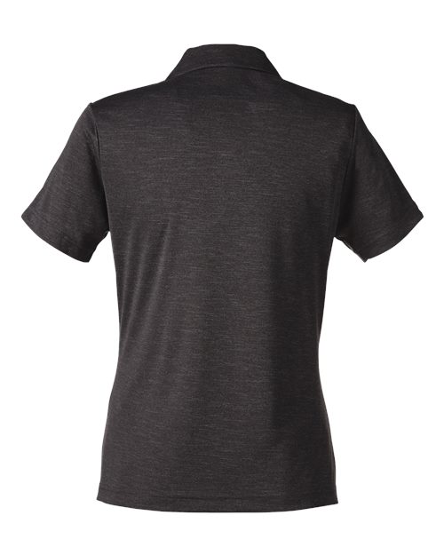 Women's Zone Sonic Heather Performance Polo - Black Heather