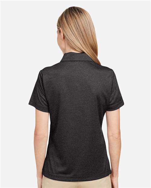 Women's Zone Sonic Heather Performance Polo - Black Heather