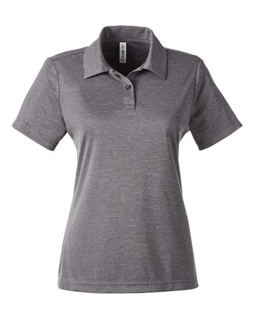 Women's Zone Sonic Heather Performance Polo - Dark Grey Heather