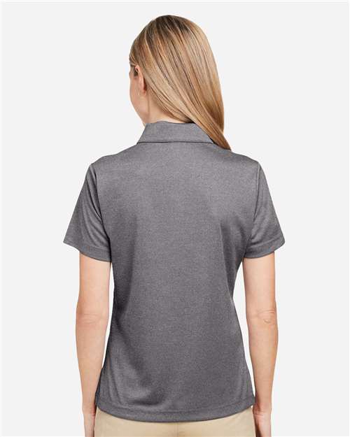 Women's Zone Sonic Heather Performance Polo - Dark Grey Heather