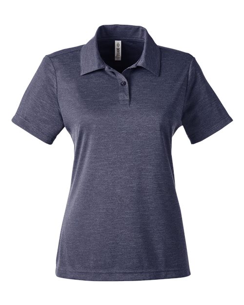 Women's Zone Sonic Heather Performance Polo - Sport Dark Navy Heather