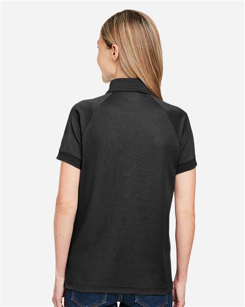 Women's Charge Snag and Soil Protect Polo - Black