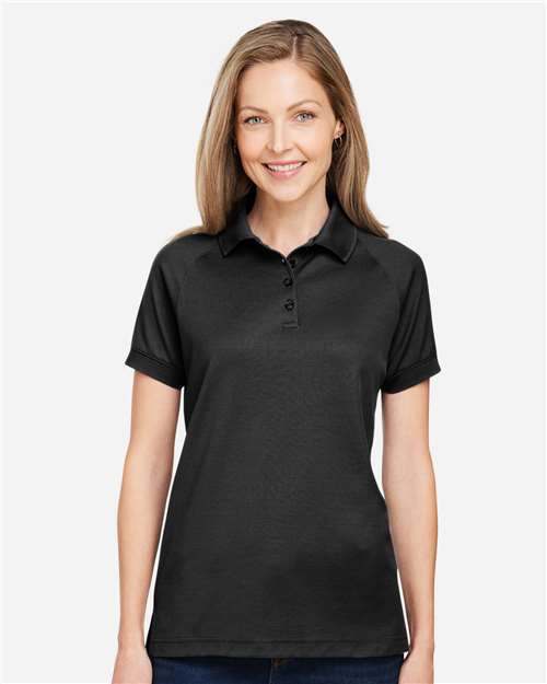 Women's Charge Snag and Soil Protect Polo - Black