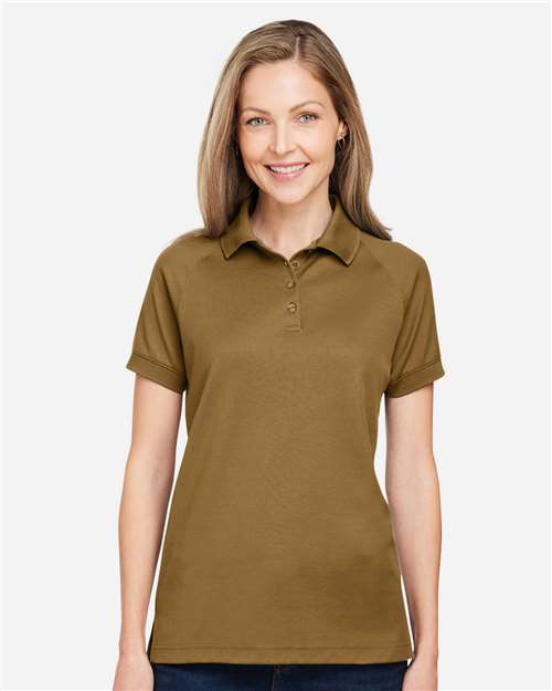 Women's Charge Snag and Soil Protect Polo - Coyote Brown