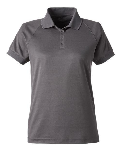 Women's Charge Snag and Soil Protect Polo - Dark Charcoal