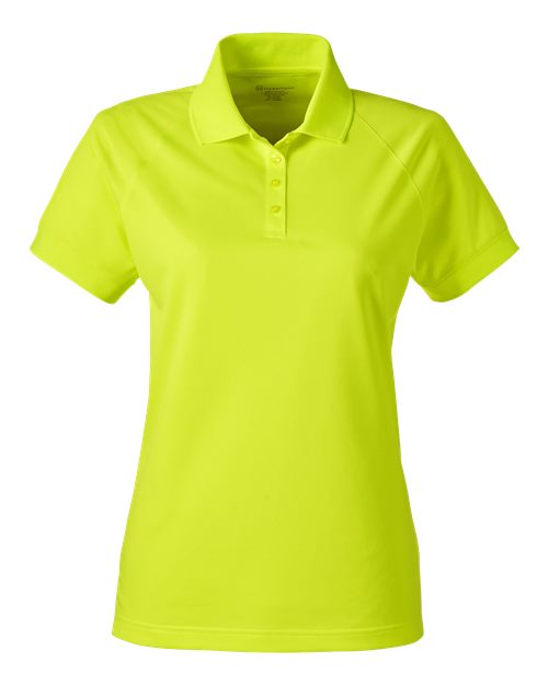 Women's Charge Snag and Soil Protect Polo - Safety Yellow
