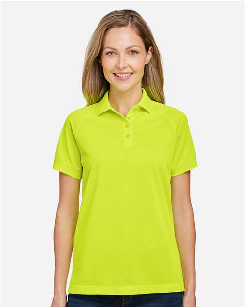 Women's Charge Snag and Soil Protect Polo - Safety Yellow