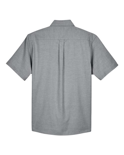 Men's Oxford Short Sleeve with Stain-Release - Oxford Grey