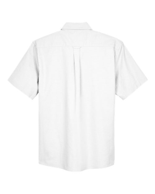 Men's Oxford Short Sleeve with Stain-Release - White