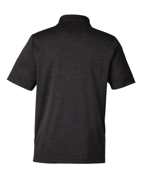 Men's Zone Sonic Heather Performance Polo - Black Heather