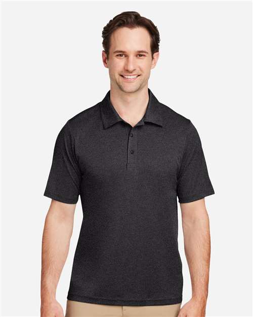 Men's Zone Sonic Heather Performance Polo - Black Heather