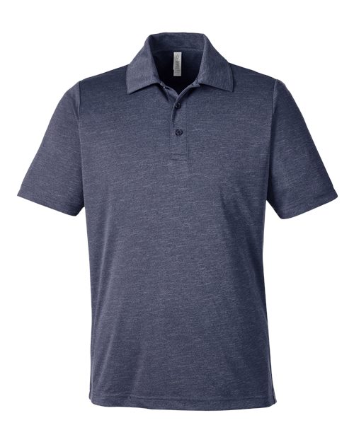 Men's Zone Sonic Heather Performance Polo - Sport Dark Navy Heather