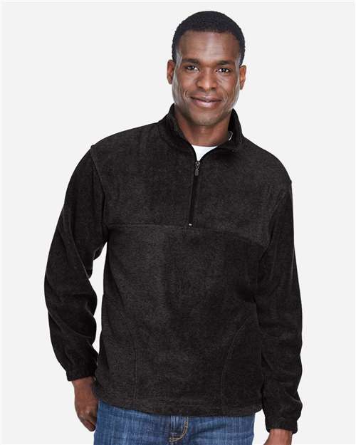 Men's Fleece Quarter-Zip Pullover - Black