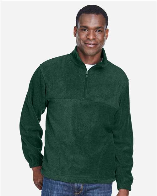 Men's Fleece Quarter-Zip Pullover - Hunter