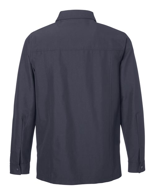 Unisex Flex Twill Overshirt Jacket - Dark Charcoal