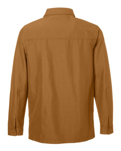Unisex Flex Twill Overshirt Jacket - Duck Brown