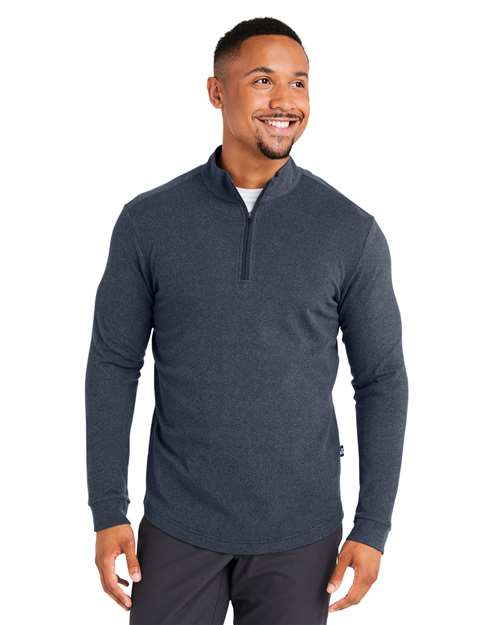 Men's Emery Quarter-Zip Pullover - Navy Heather