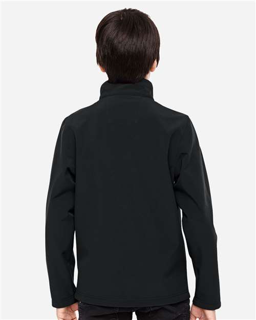 Youth Leader Soft Shell Jacket - Black