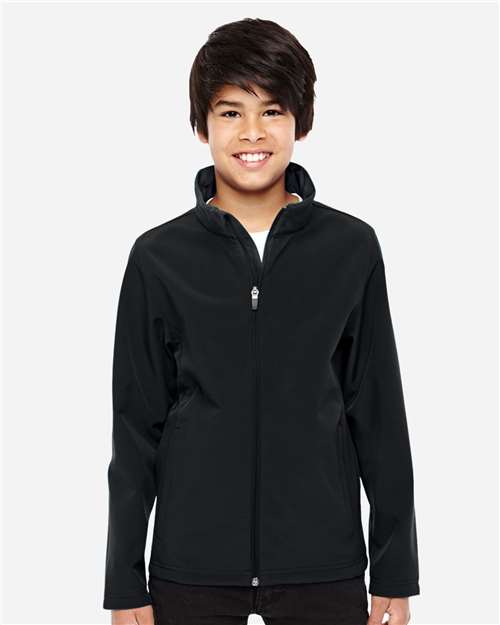 Youth Leader Soft Shell Jacket - Black