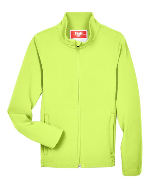 Youth Leader Soft Shell Jacket - Safety Yellow