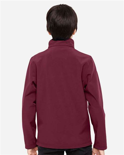 Youth Leader Soft Shell Jacket - Sport Maroon