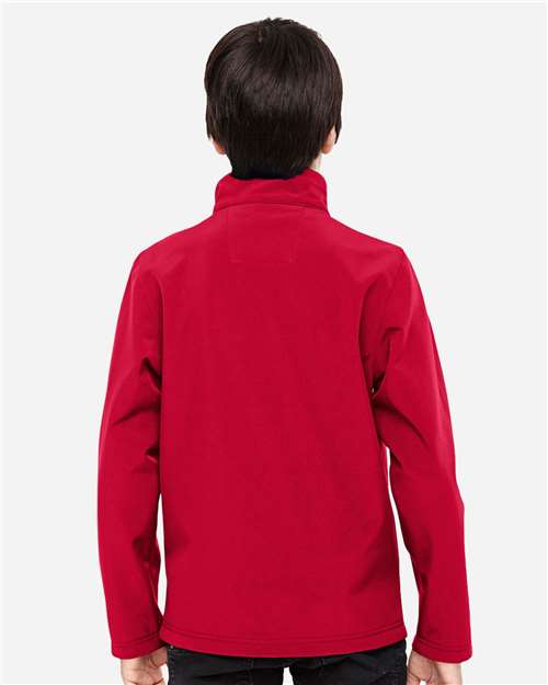 Youth Leader Soft Shell Jacket - Sport Red