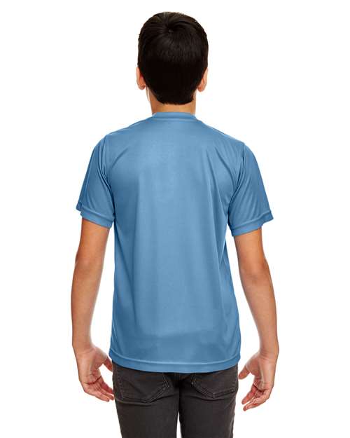Youth Cool & Dry Sport Performance Interlock T-shirt - Indigo