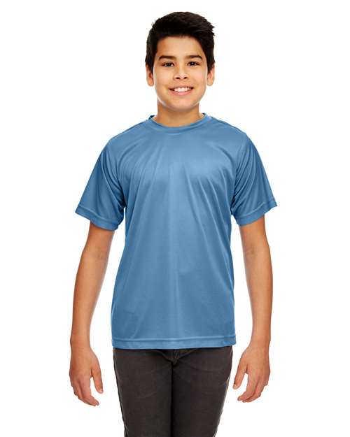 Youth Cool & Dry Sport Performance Interlock T-shirt - Indigo