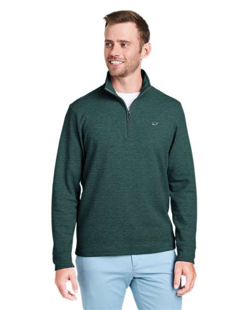 Men's Saltwater Quarter-Zip Pullover - Charleston Green