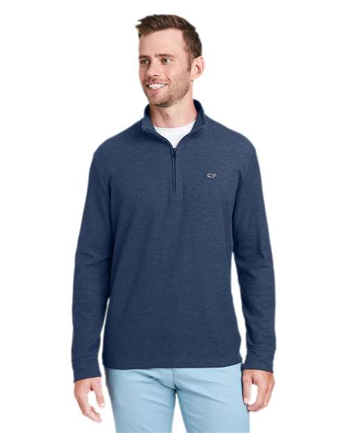 Men's Saltwater Quarter-Zip Pullover - Deep Bay