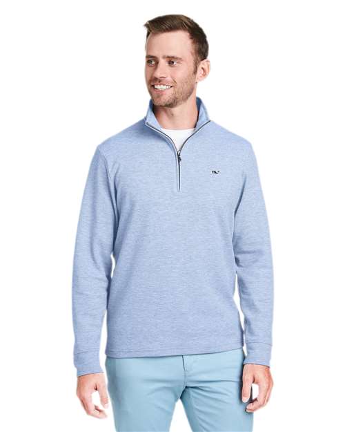 Men's Saltwater Quarter-Zip Pullover - Jake Blue