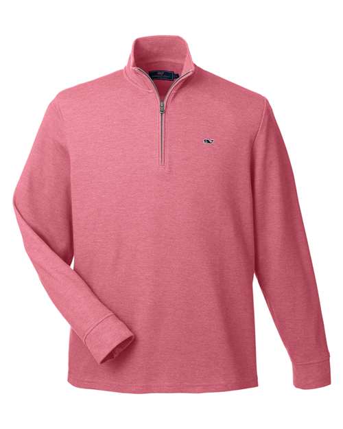 Men's Saltwater Quarter-Zip Pullover - Sailors Red