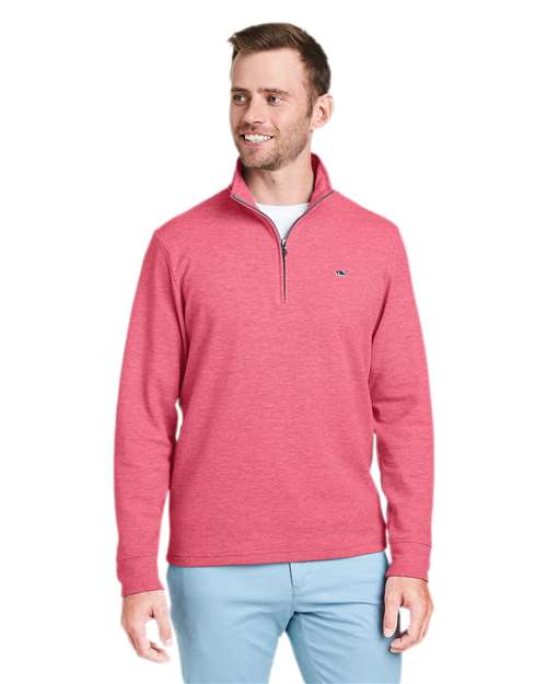 Men's Saltwater Quarter-Zip Pullover - Sailors Red