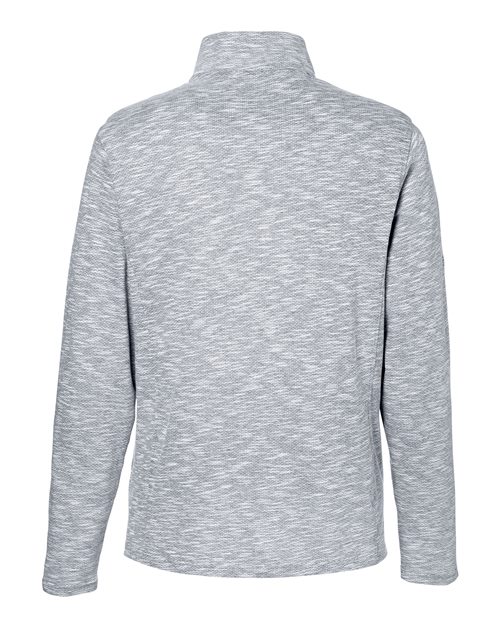 Men's Eclipse Jacquard Quarter-Zip Pullover - Black Heather