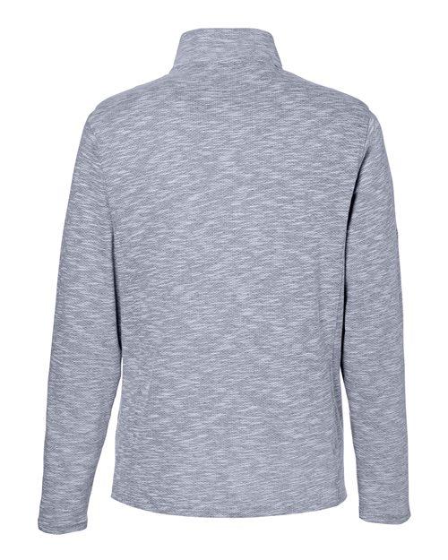 Men's Eclipse Jacquard Quarter-Zip Pullover - Classic Navy Heather