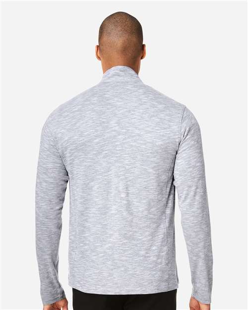 Men's Eclipse Jacquard Quarter-Zip Pullover - Platinum Heather