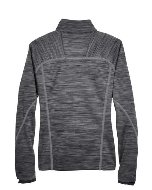 Women's Flux Mélange Bonded Fleece Jacket - Carbon/ Black