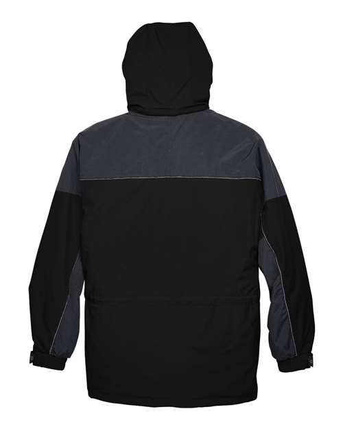 Men's 3-in-1 Two-Tone Parka - Black
