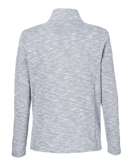 Women's Eclipse Jacquard Quarter-Zip Pullover - Black Heather
