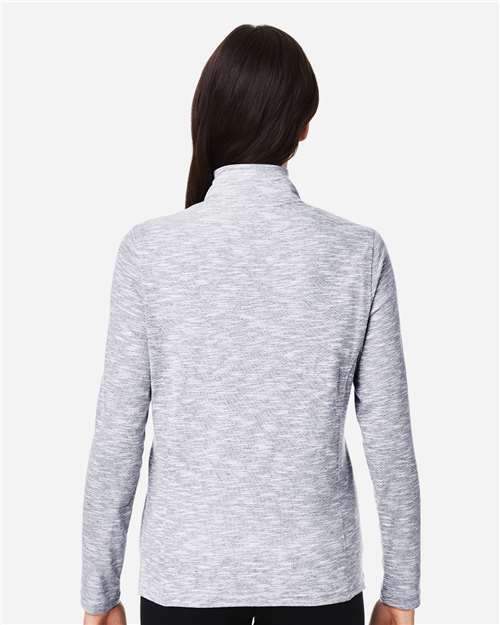 Women's Eclipse Jacquard Quarter-Zip Pullover - Platinum Heather
