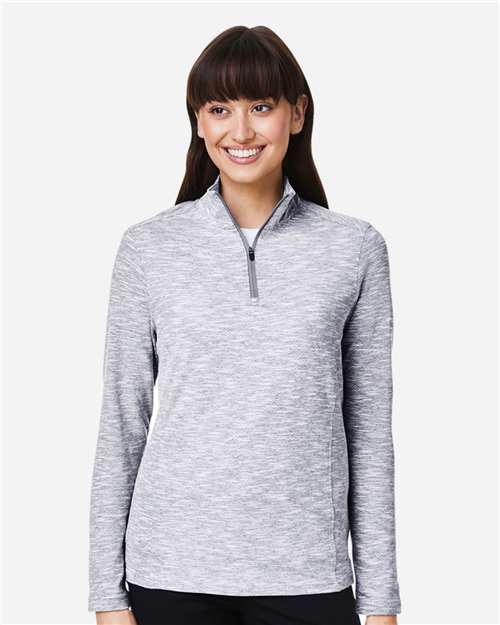 Women's Eclipse Jacquard Quarter-Zip Pullover - Platinum Heather
