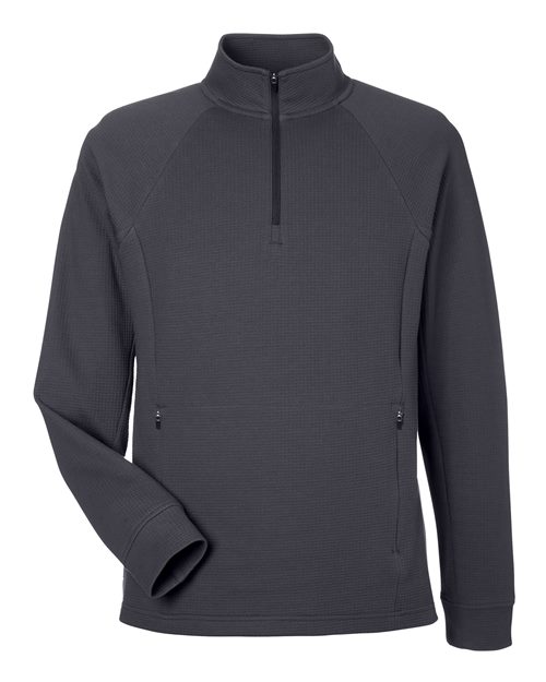 Men's Rhythm Waffle Quarter-Zip Pullover - Carbon