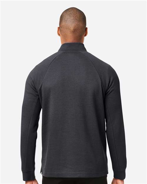 Men's Rhythm Waffle Quarter-Zip Pullover - Carbon