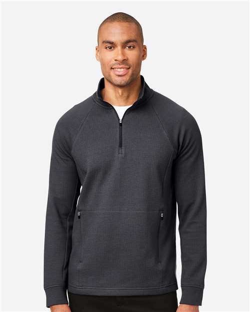 Men's Rhythm Waffle Quarter-Zip Pullover - Carbon