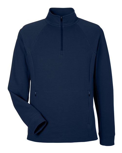 Men's Rhythm Waffle Quarter-Zip Pullover - Classic Navy